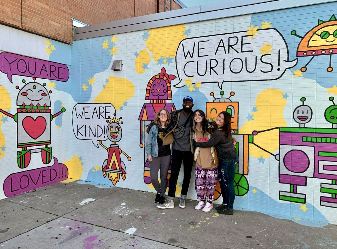 Franklin Ugochukwu Churchs United Mural Outside