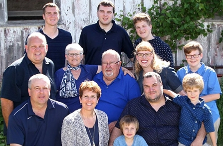 The family of Jay Nibbe