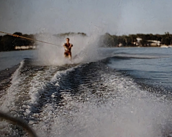 David Stowman Barefoot Waterskiing
