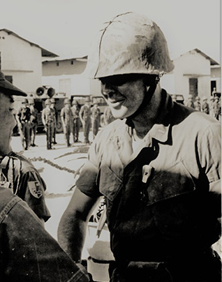 Marine Captain David Stowman in Hue Vietnam 1968
