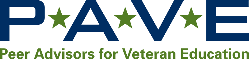 PAVE Peer Advisors for Veteran Education logo